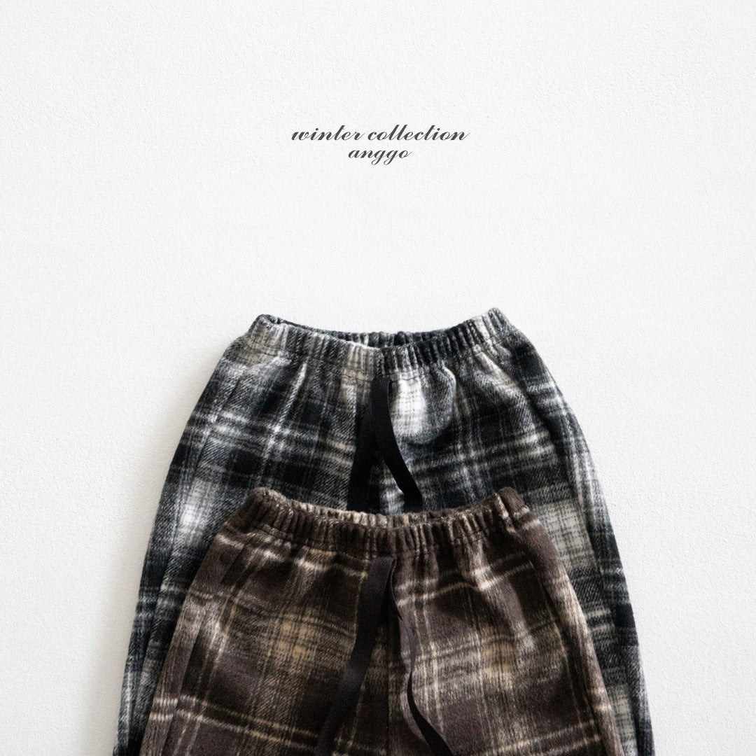 \限時預購/ 韓國童裝  AG25215 Chex Pants