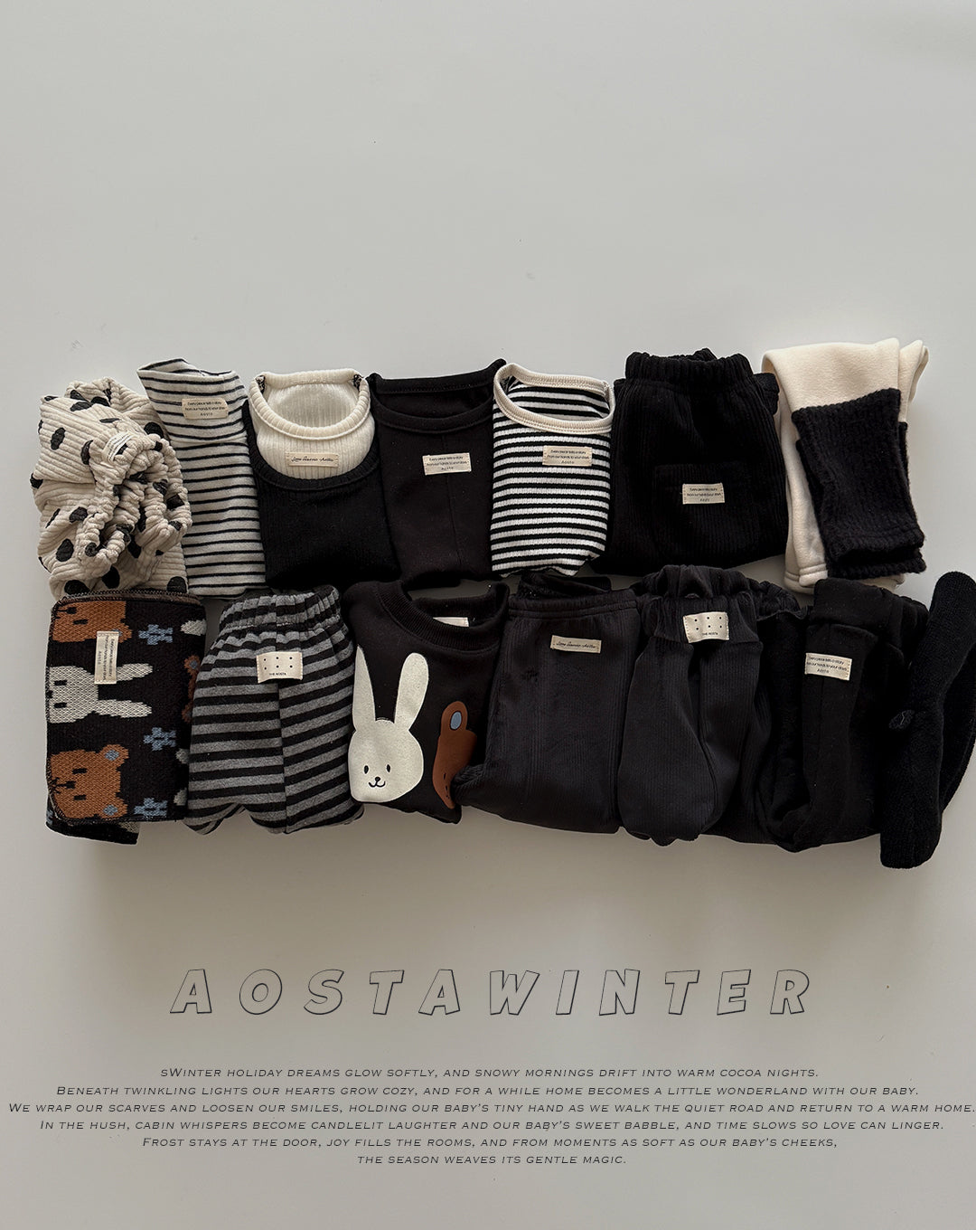 韓國童裝 25秋冬 | AO25424 Layered Tee