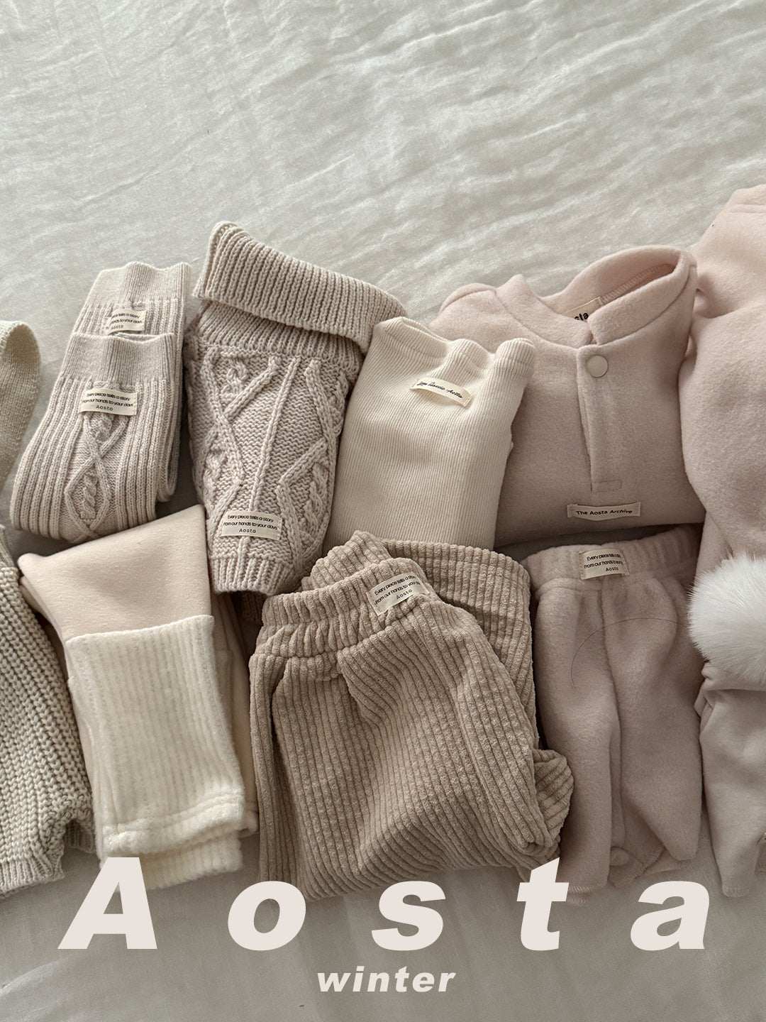 韓國童裝 25秋冬 | AO25409 Knit Neck Warm