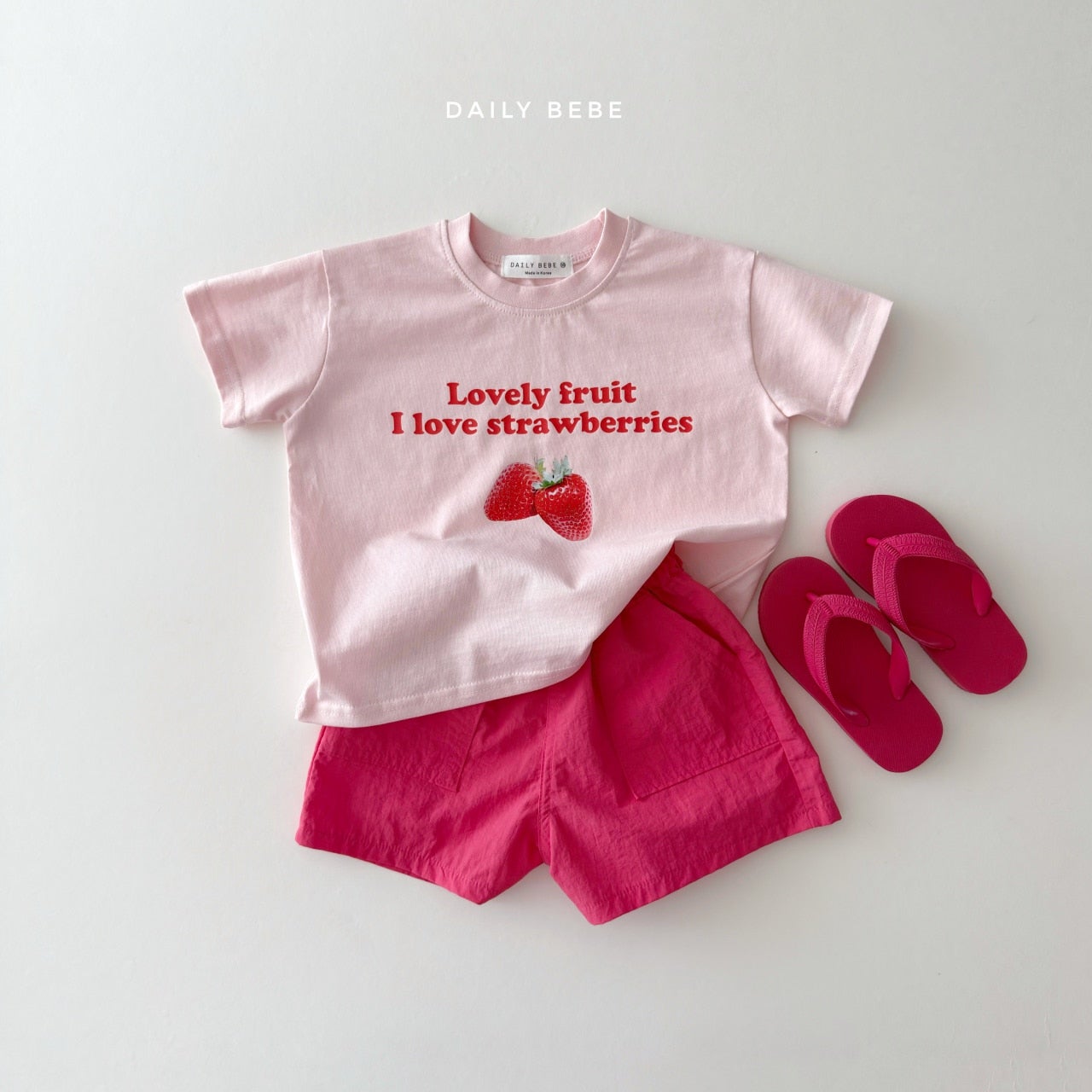 韓國童裝 26夏| DD22 Like Short Sleeve Tee (75-140cm)