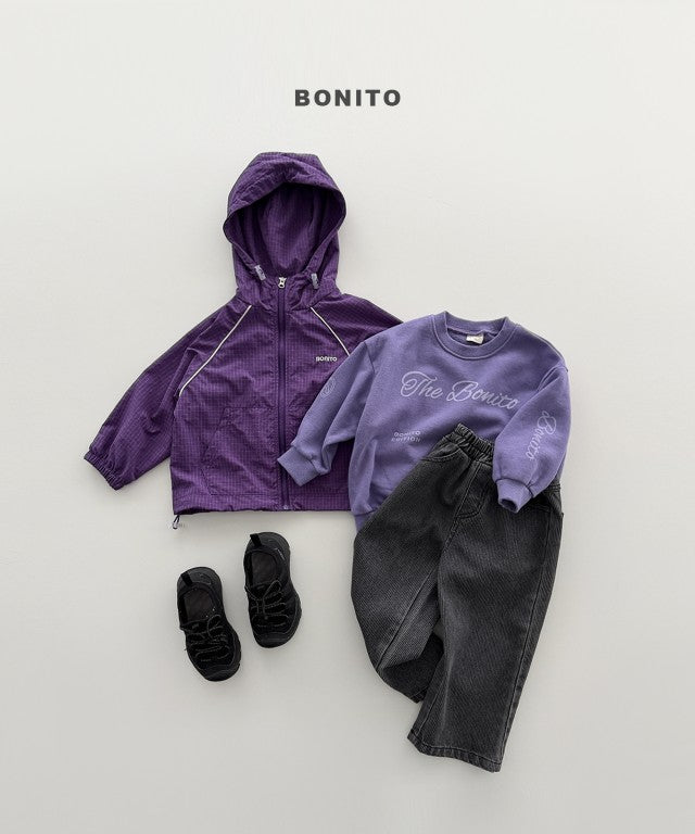 韓國童裝 26秋| BT15 Check String Windbreaker 外套 (80-140)