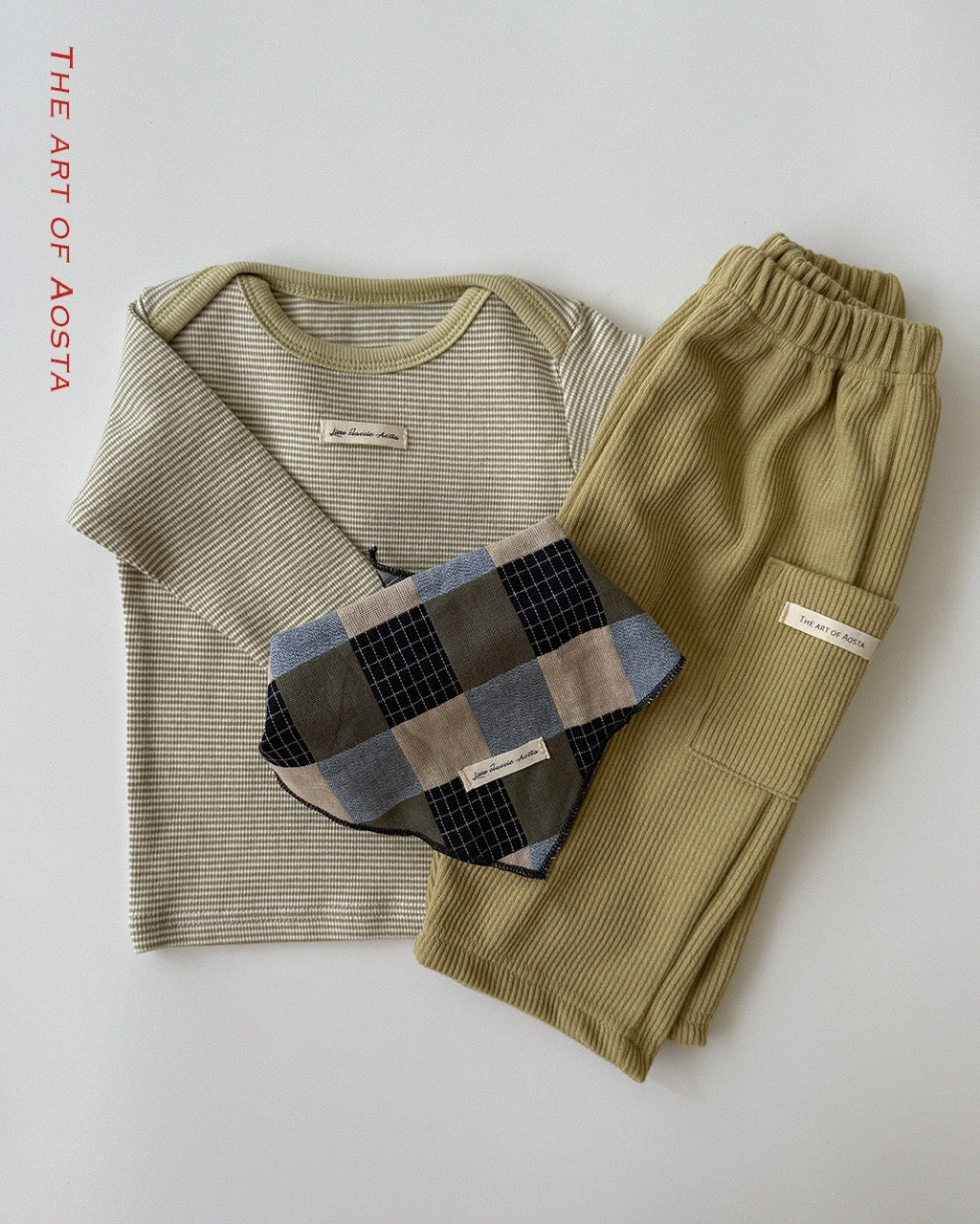 韓國童裝 26秋| AO56 Mulmul Pants 褲子 (70-110)