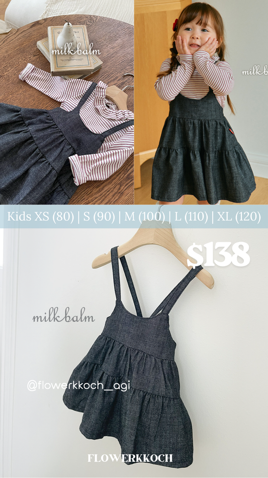 (花花谷團購限定 17/9或之前) 韓國童裝 25秋 | MK253012 Dress