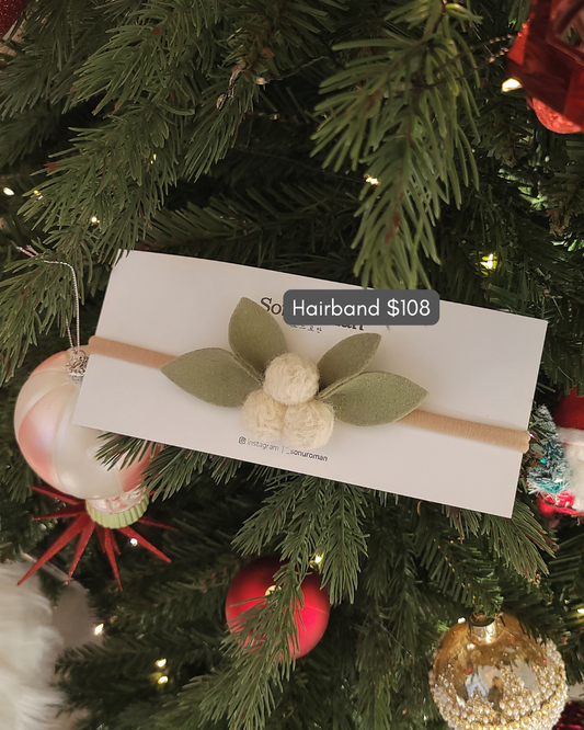 獨家限量預購/ 聖誕頭飾 Christmas Hairband
