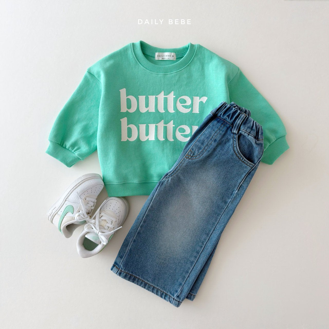 韓國童裝 26春 | DD23 奶油奶油衛衣 (75~140cm)