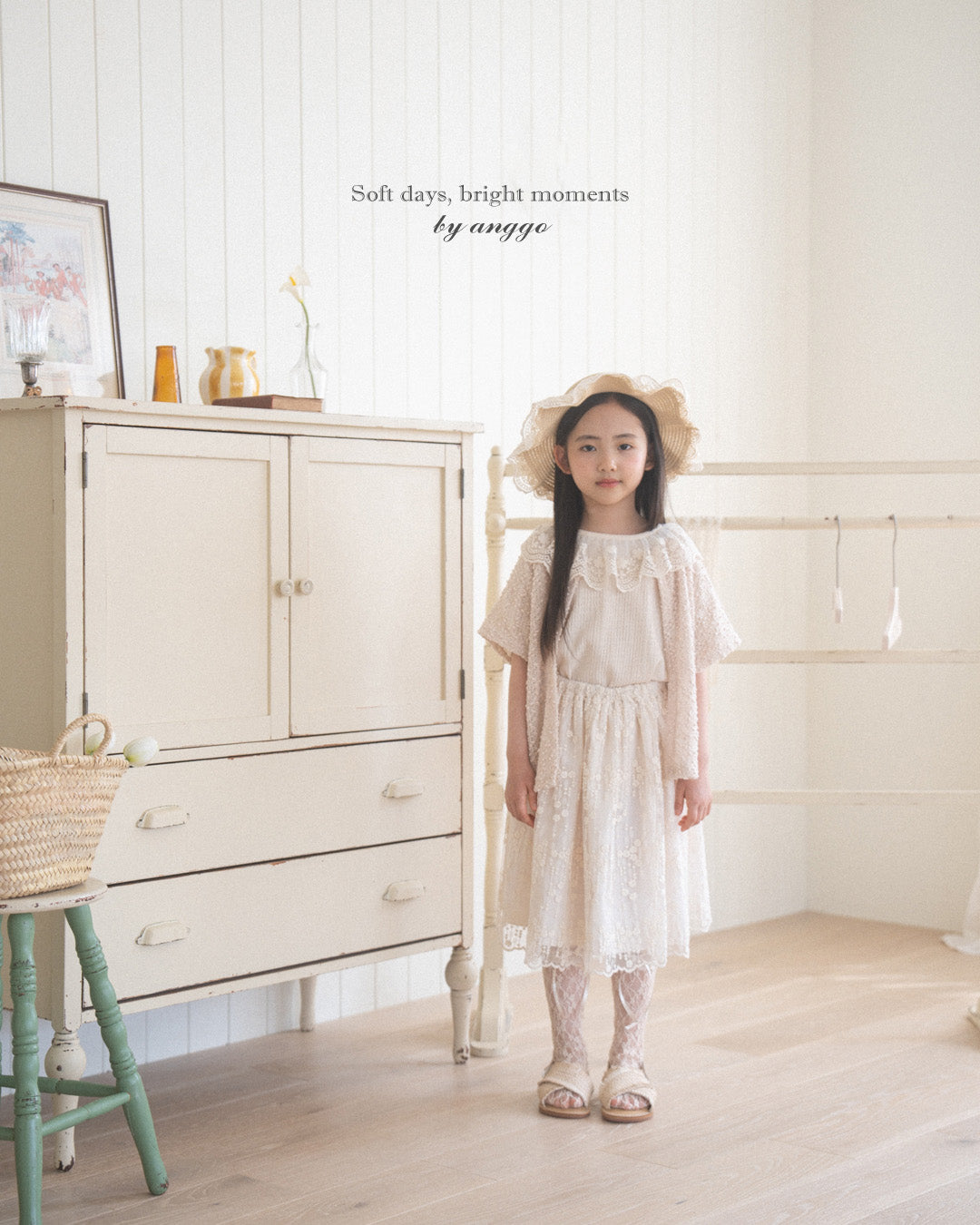 韓國童裝 26夏| AG23 Jasmine Skirt (80-120cm)