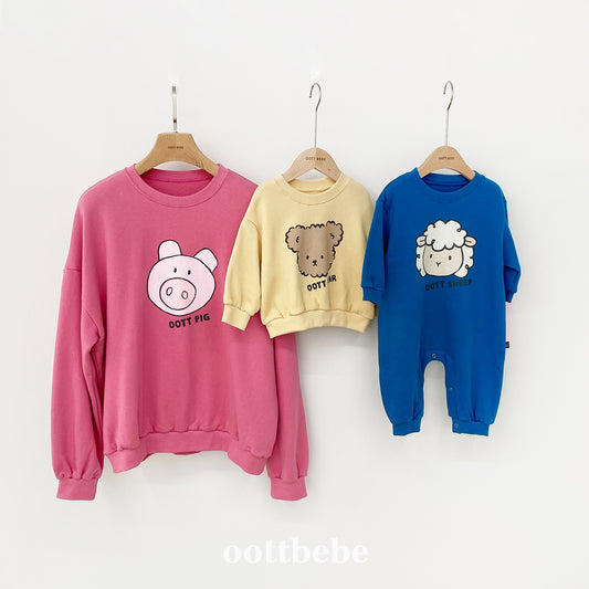 韓國童裝 | OT25306 OT Friend Baby Suit