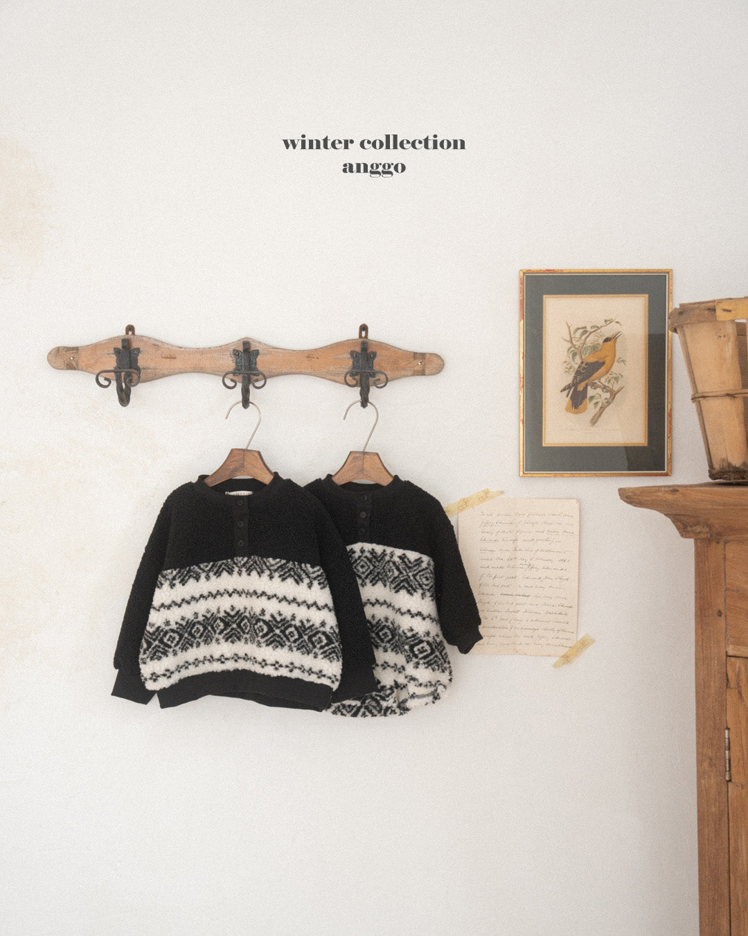 \限時預購/ 韓國童裝  AG25237 Pecan Sweatshirt