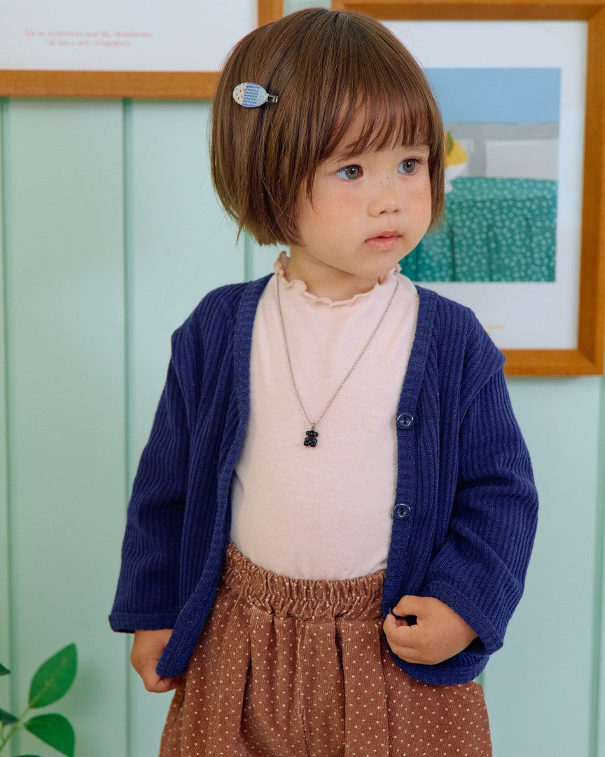 韓國童裝 26秋| OT38 Haribo Ribbed Cardigan 外套