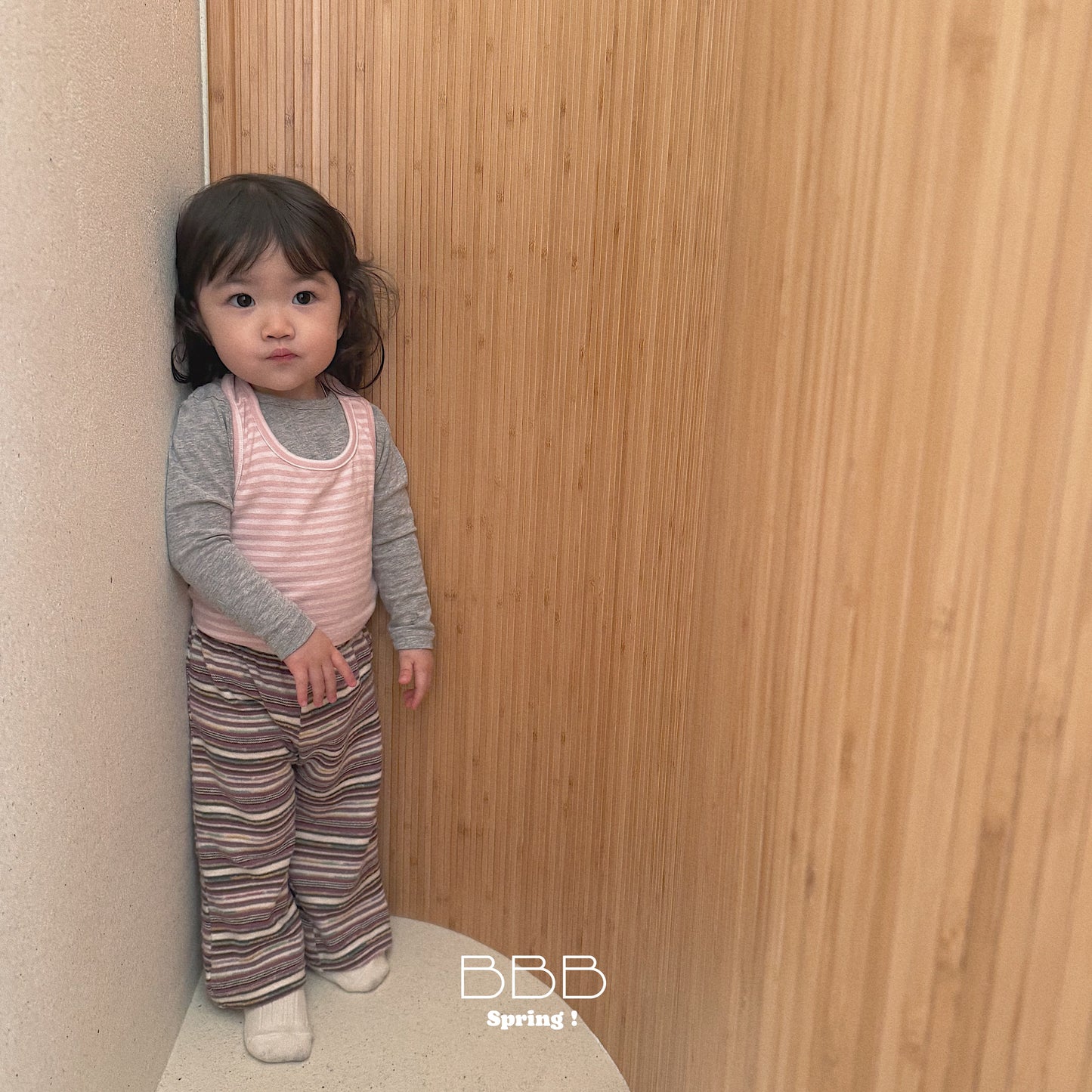 韓國童裝 26春 | BB20 Bebe Stripe Sleeveless (70-110cm)