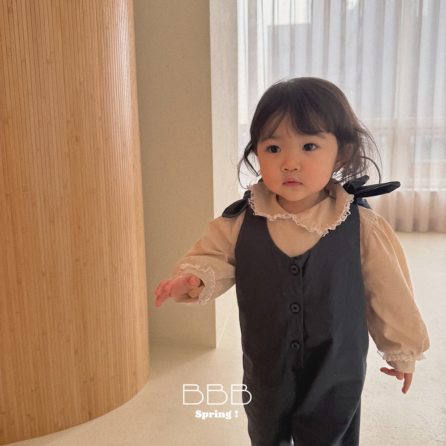 韓國童裝 26春 | BB10 Bebe Collar Blouse (70-110cm)
