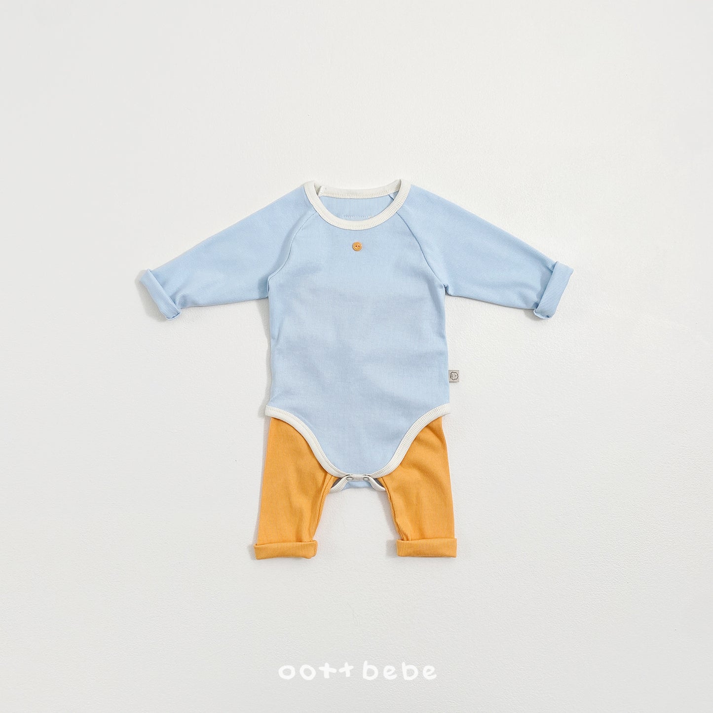 韓國童裝 26SS | OT07 Picnic Modal Ribbed Baby Suit & Leggings Set (55-75cm)