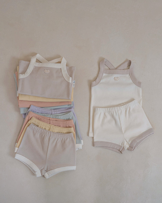 PEEKABOO 韓國正品 | PP25205 DAISY KIDS TOP AND BOTTOM SET (90-120)
