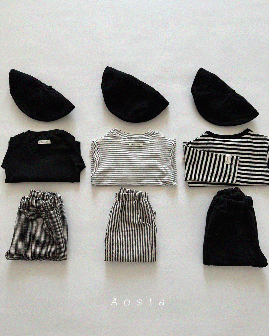 韓國童裝 26春 | AO26138 Check Pants