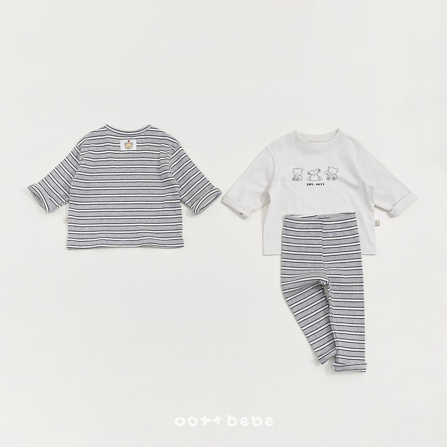 韓國童裝 26SS | OT15 Kids Stripe Leggings (75-120cm)