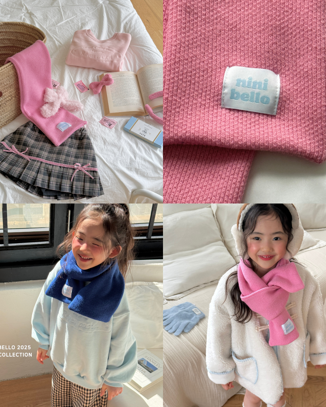 韓國童裝 25秋冬 | NB25458 Scarf