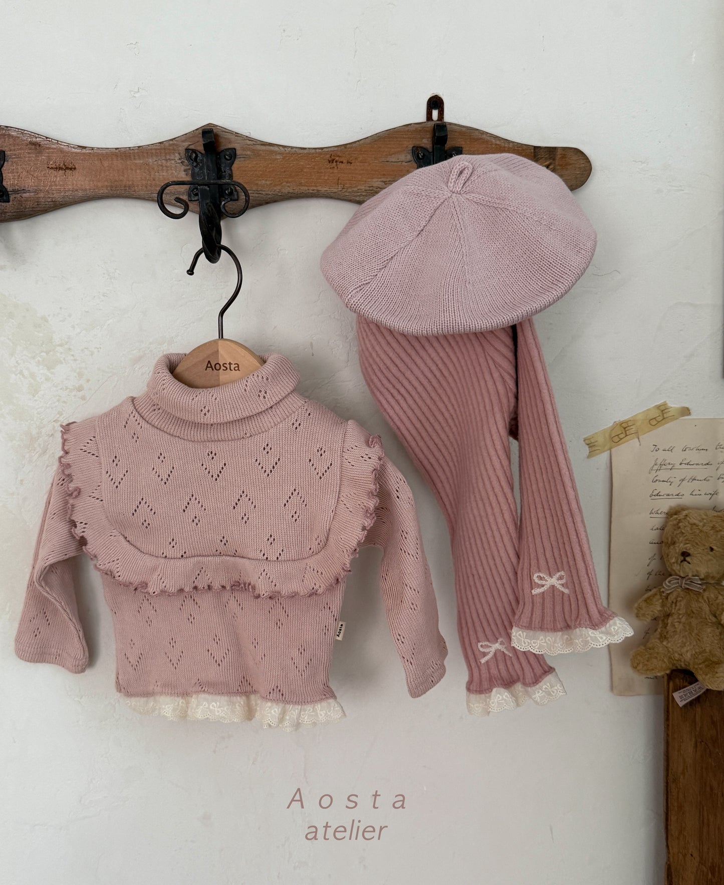 韓國童裝 25秋冬 | AO25403 [Camellia Leggings]