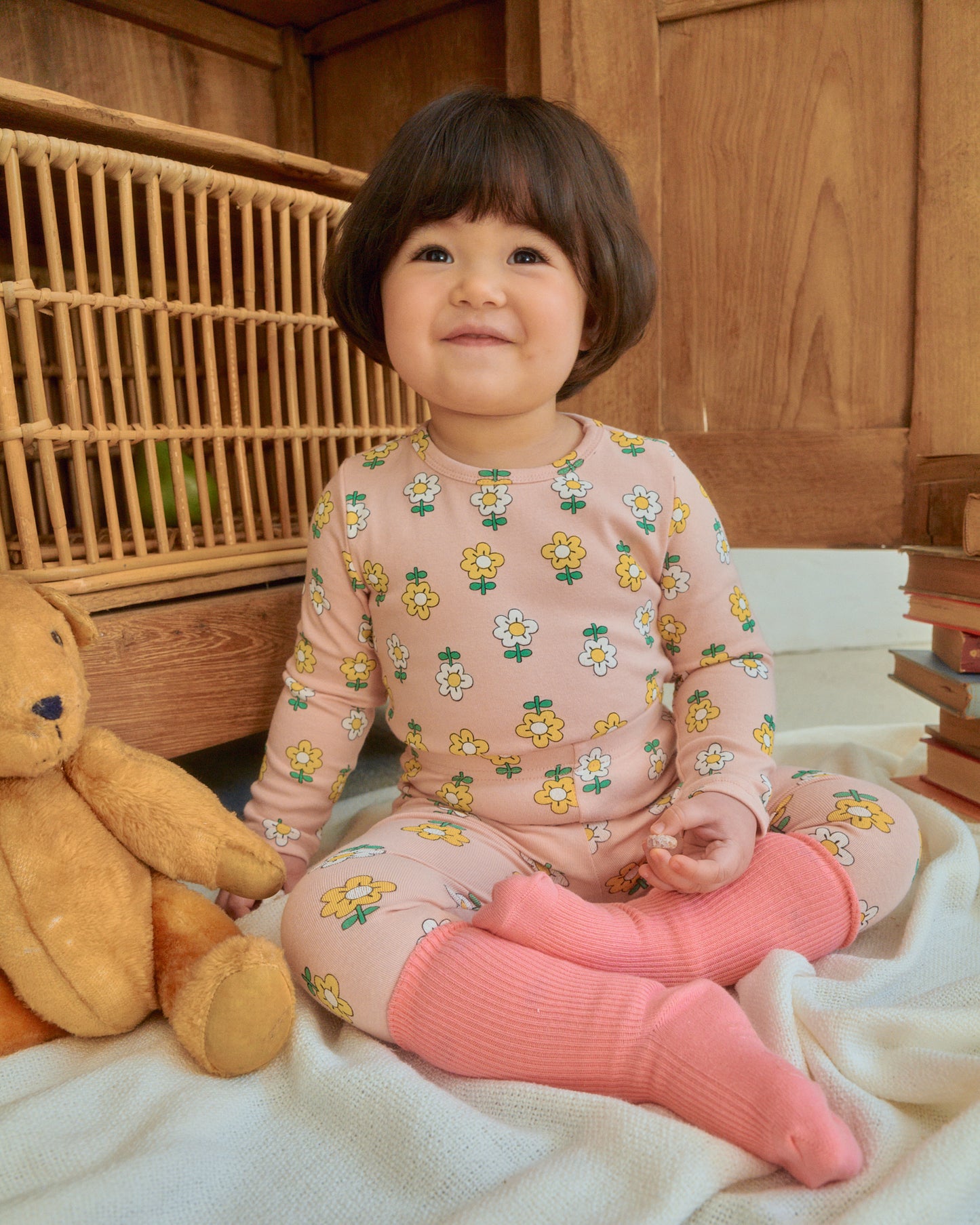 韓國童裝 26SS | OT02 Picnic Kids Top and Bottom Set (75-120cm)