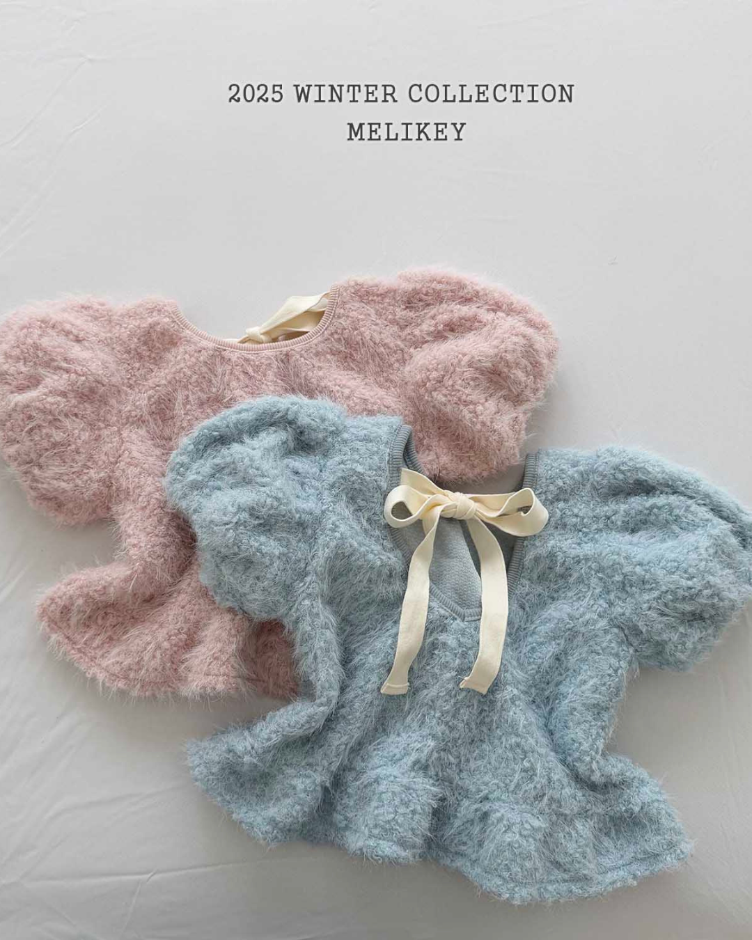 韓國童裝 25秋冬 | ME25407 Ribbon Blouse