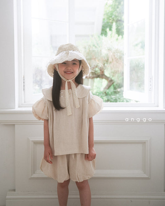 現貨▷ 韓國童裝  AG253 Pumpkin Blouse (90)