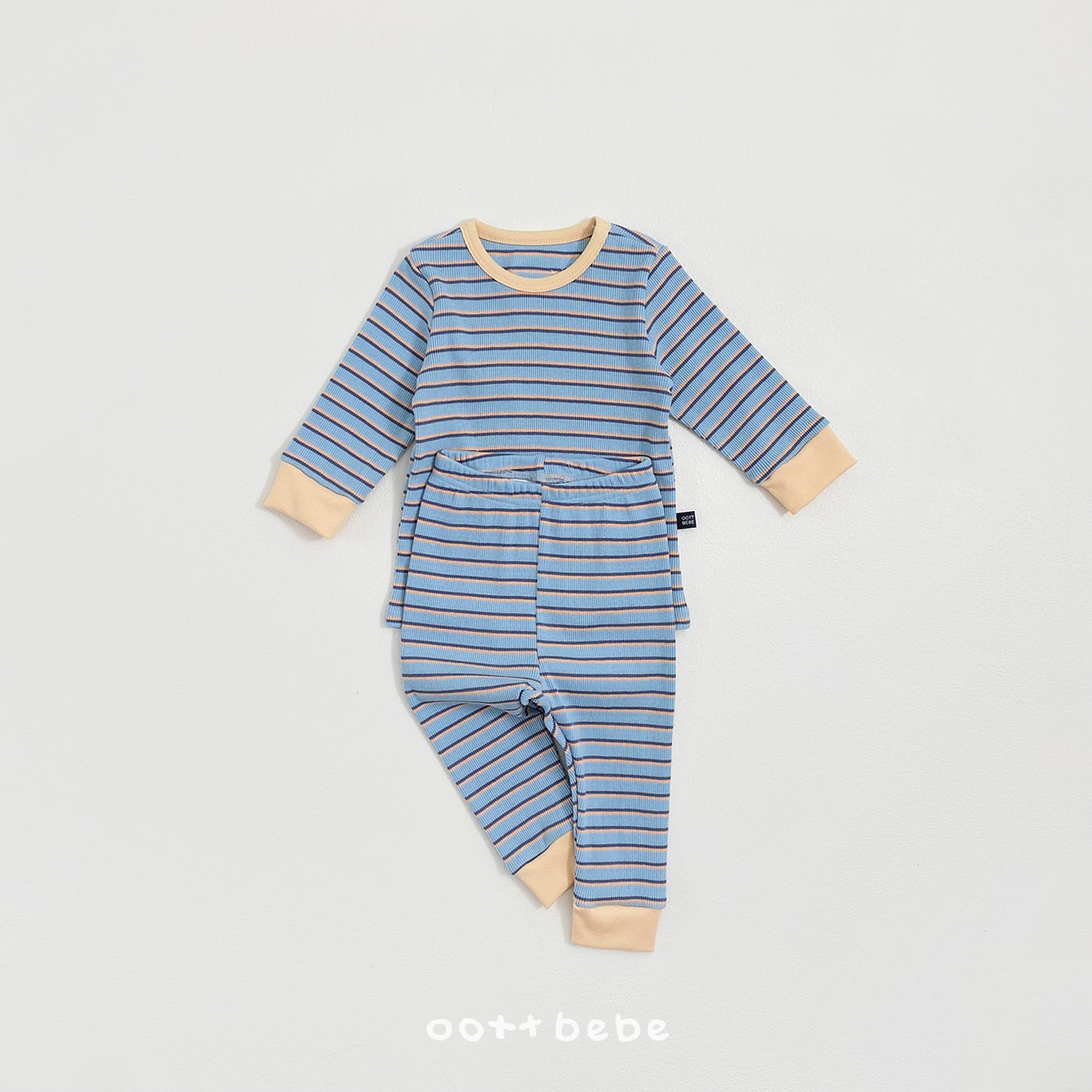 韓國童裝 26SS | OT06 Apollo Stripe Kids Top and Bottom Set (75-120cm)