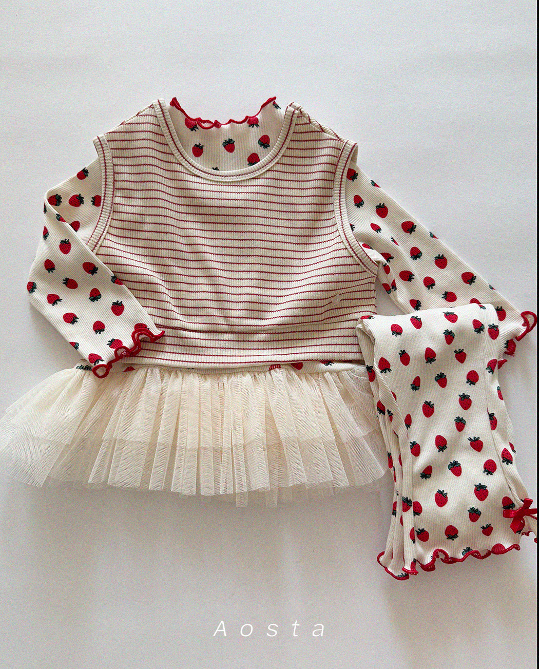 韓國童裝 26春 | AO26140 Choco Star Vest