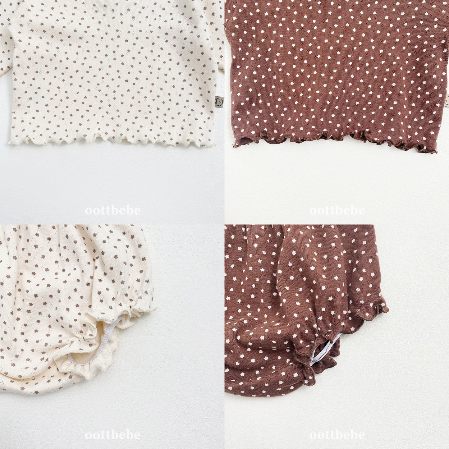 韓國童裝 | OT25354 Baby Top and Bottom Set