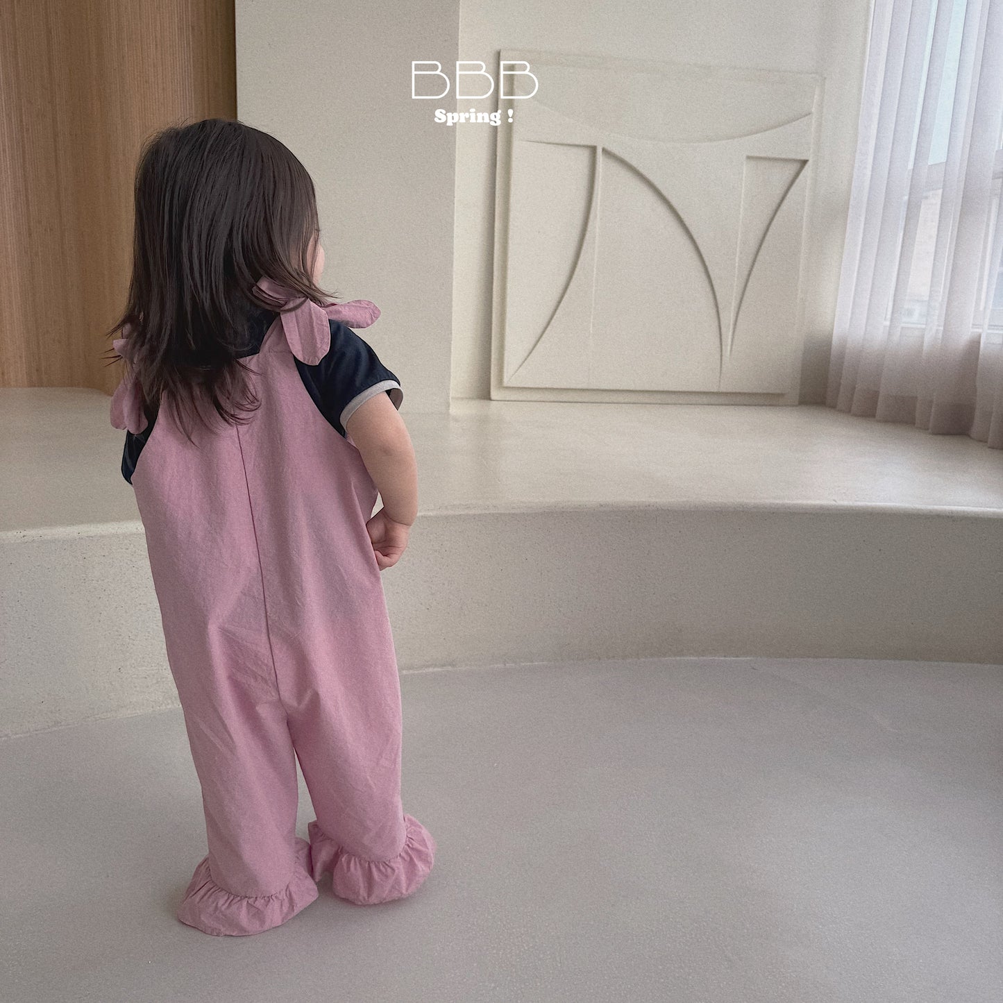 韓國童裝 26春 | BB21 Bebe Ruffle Romper Suit (70-110cm)