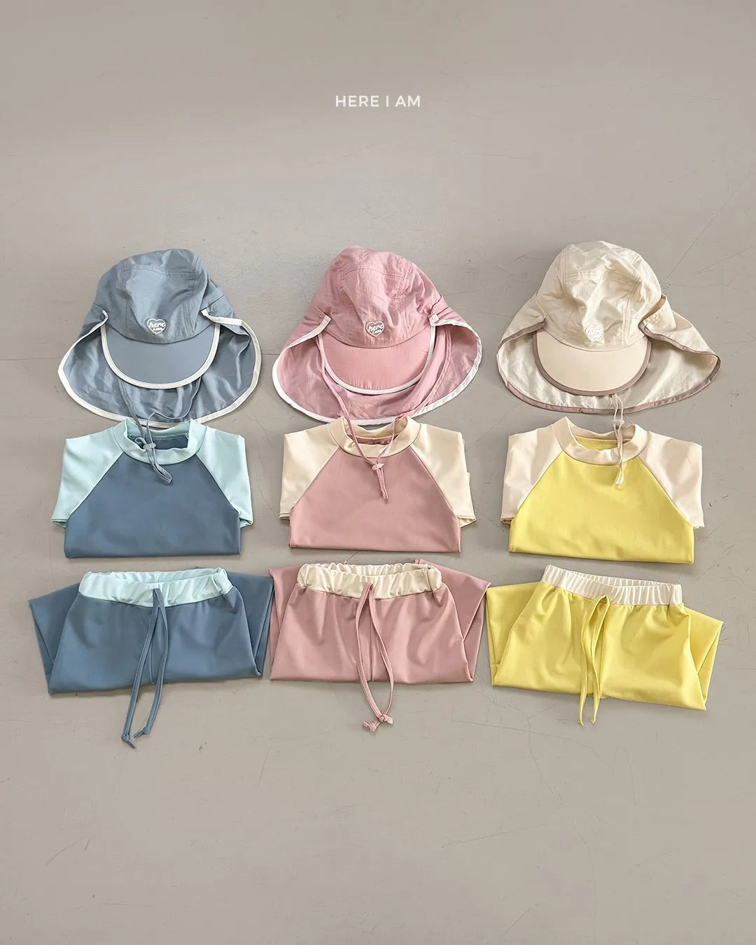 韓國童裝 26夏| HM27 Bunny Rash Guard Set