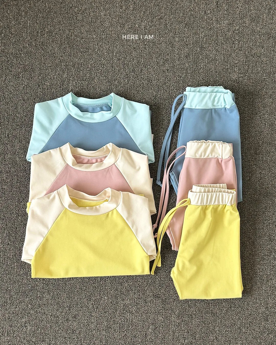 韓國童裝 26夏| HM27 Bunny Rash Guard Set