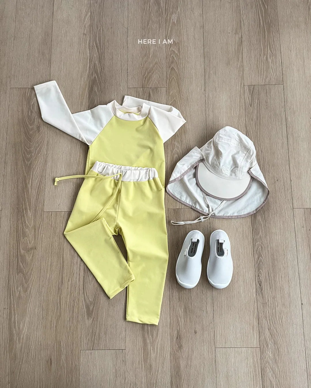 韓國童裝 26夏| HM27 Bunny Rash Guard Set