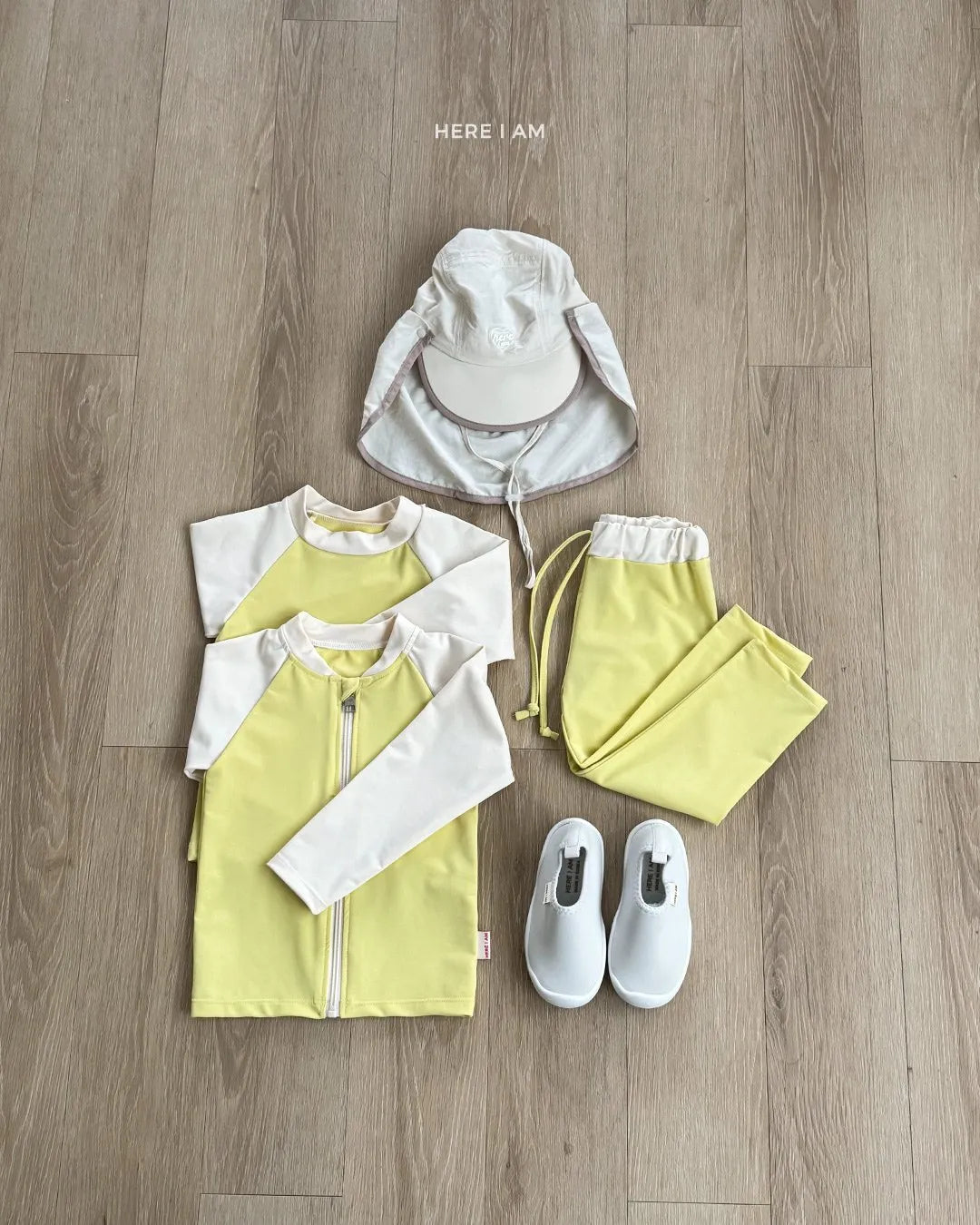 韓國童裝 26夏| HM27 Bunny Rash Guard Set