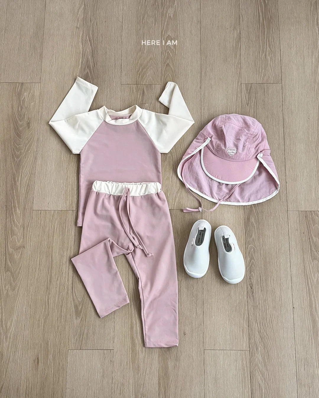 韓國童裝 26夏| HM27 Bunny Rash Guard Set