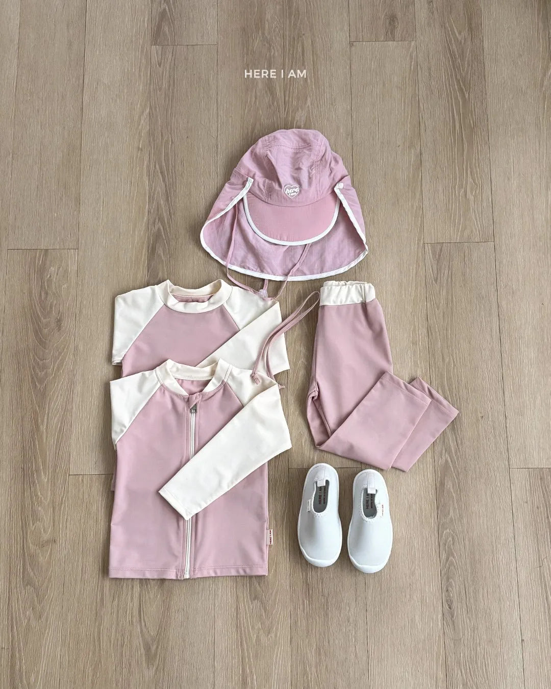 韓國童裝 26夏| HM27 Bunny Rash Guard Set