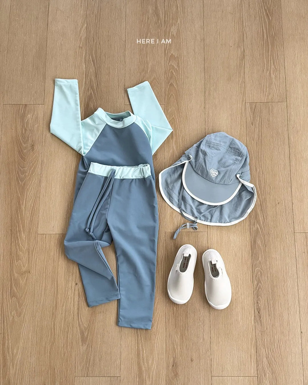 韓國童裝 26夏| HM27 Bunny Rash Guard Set