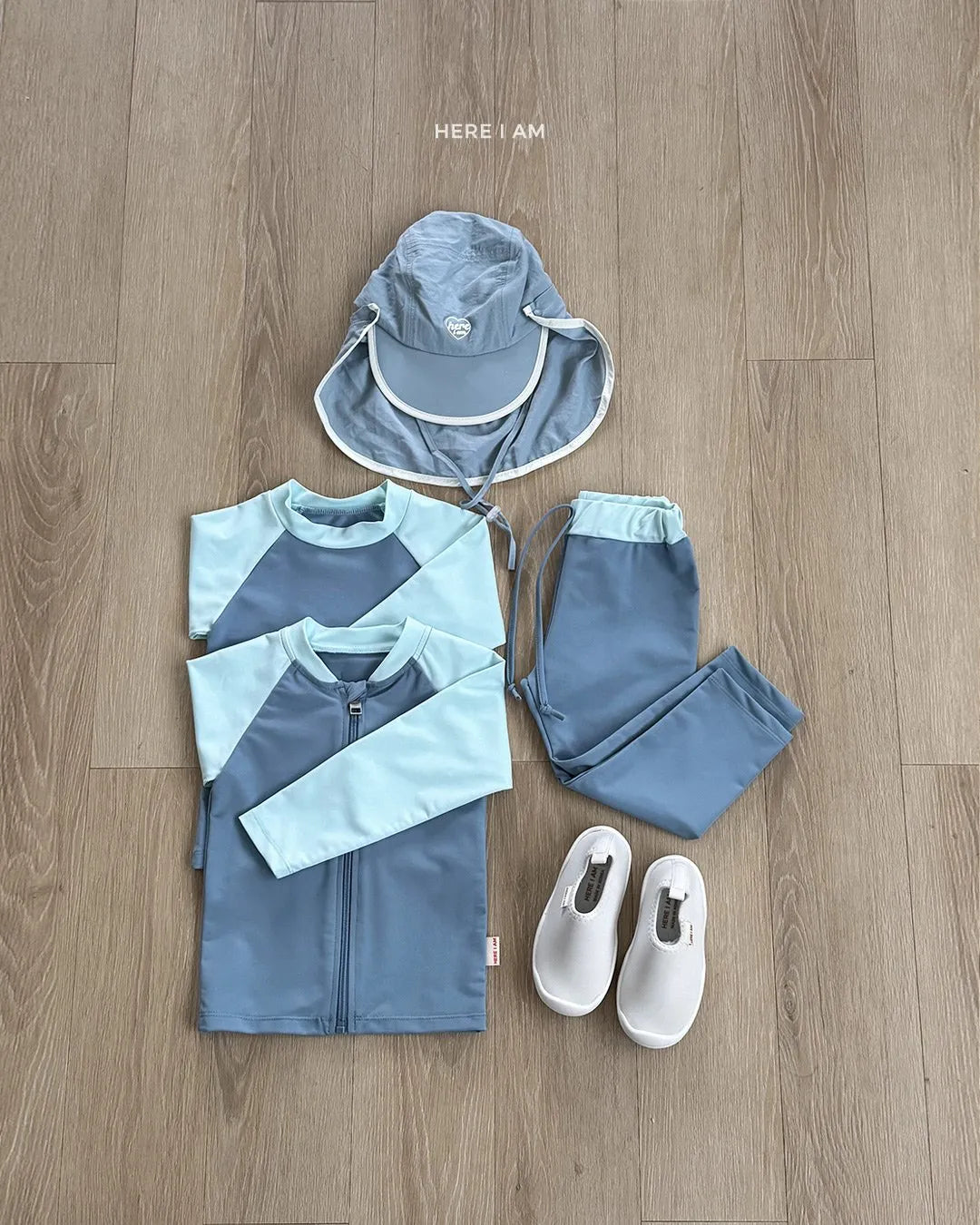 韓國童裝 26夏| HM27 Bunny Rash Guard Set