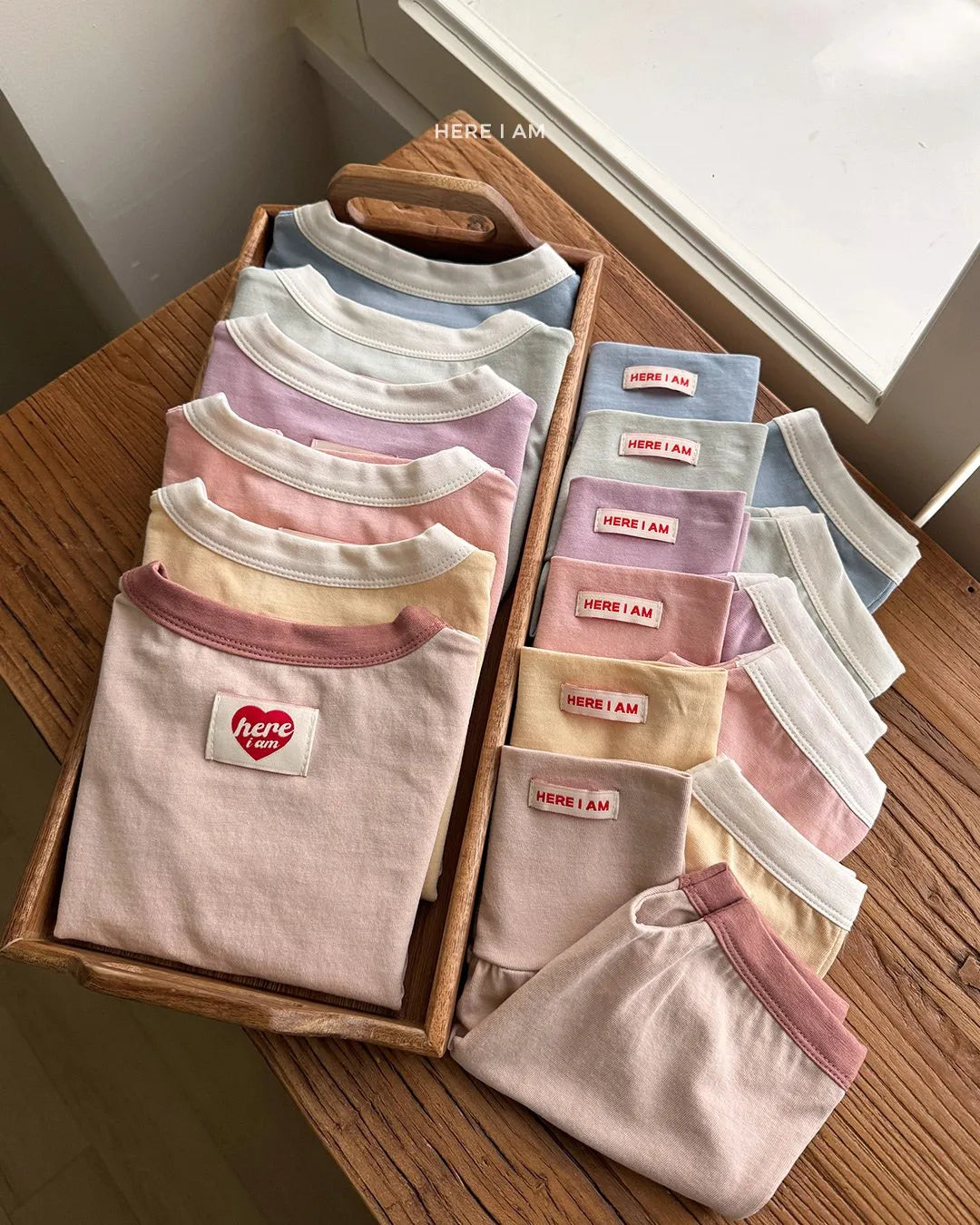 韓國童裝 26夏| HM01 Summer Plain Loungewear Set