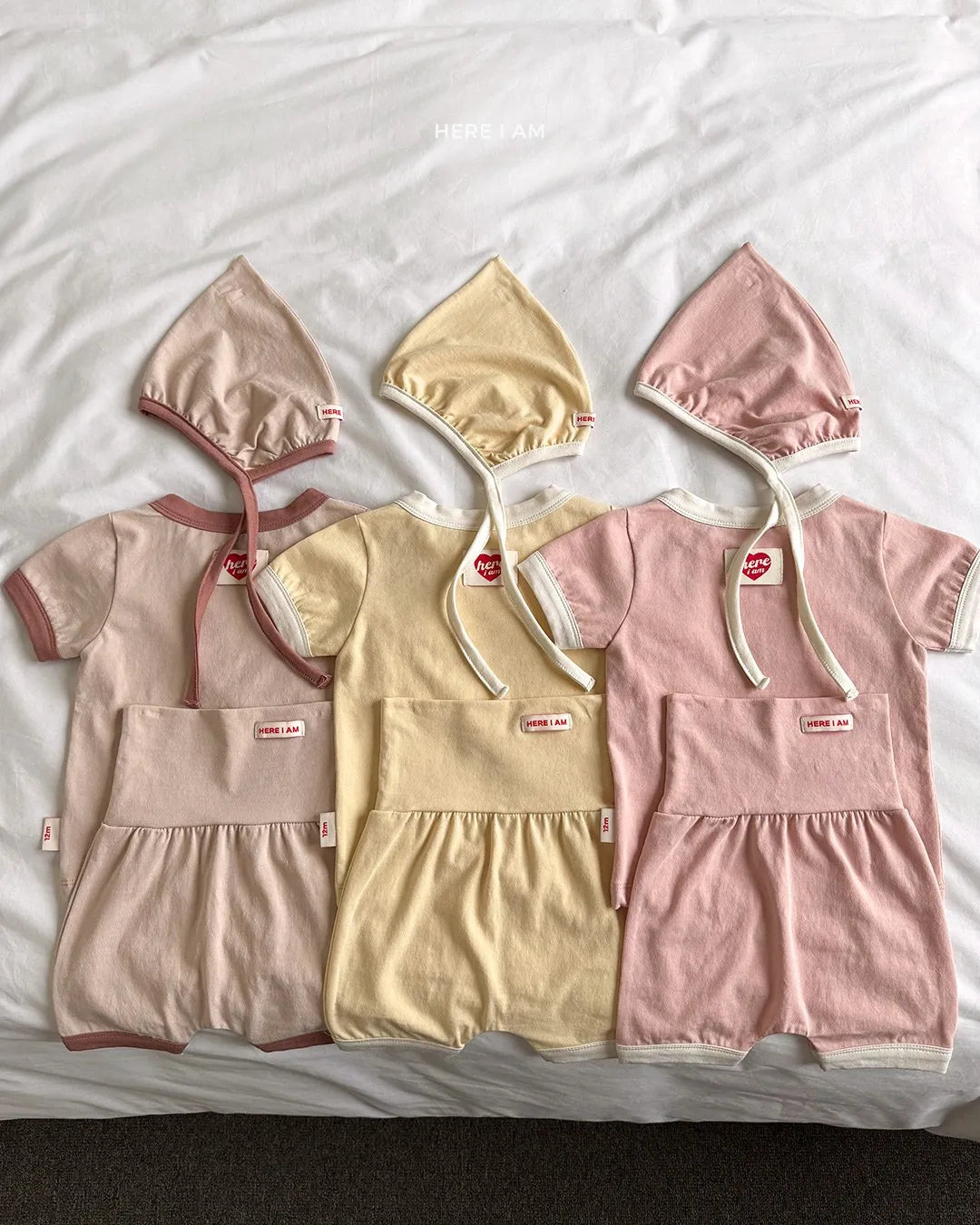 韓國童裝 26夏| HM01 Summer Plain Loungewear Set