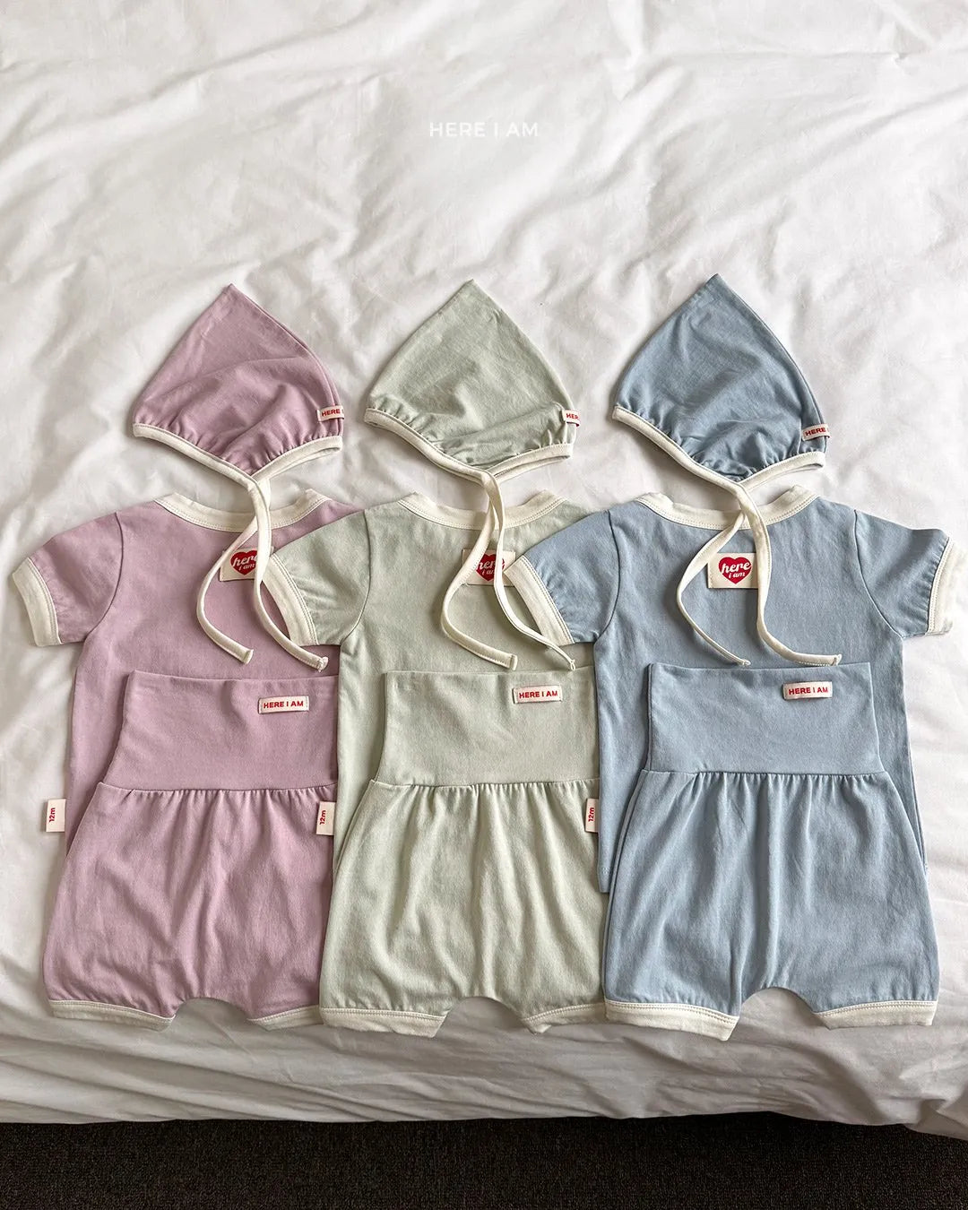 韓國童裝 26夏| HM01 Summer Plain Loungewear Set