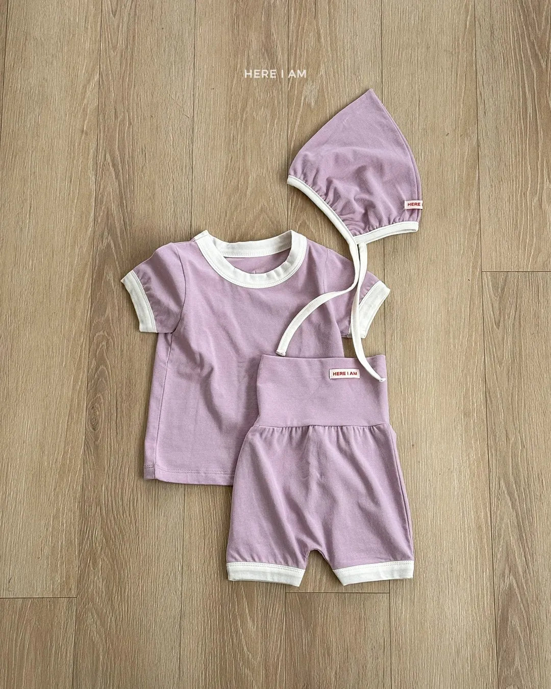 韓國童裝 26夏| HM01 Summer Plain Loungewear Set