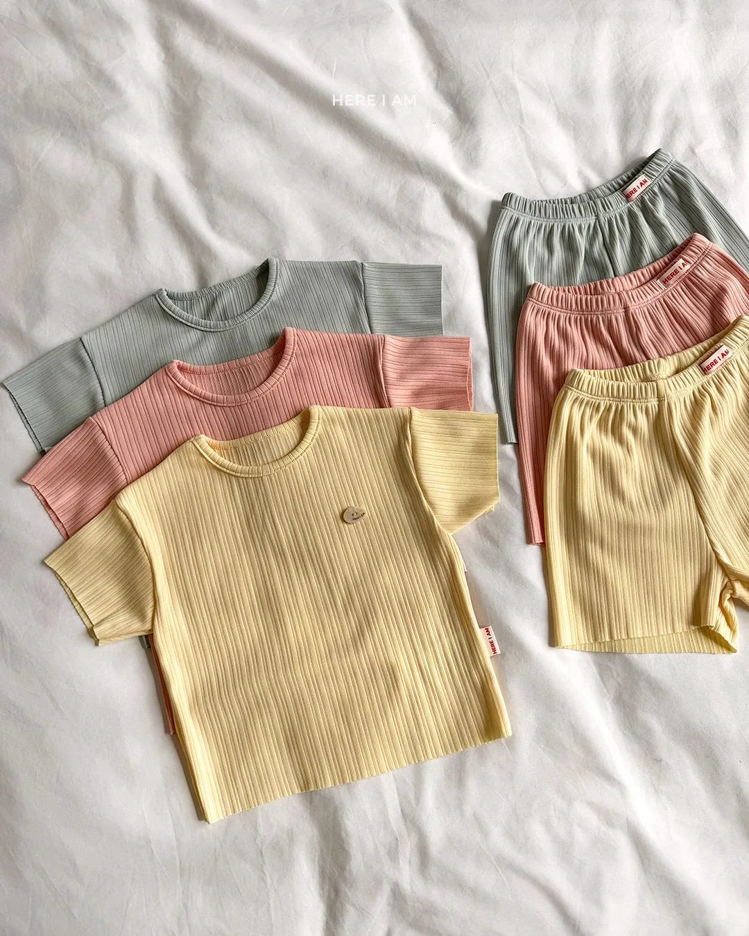 韓國童裝 26夏| HM37 Wide Pleats Set