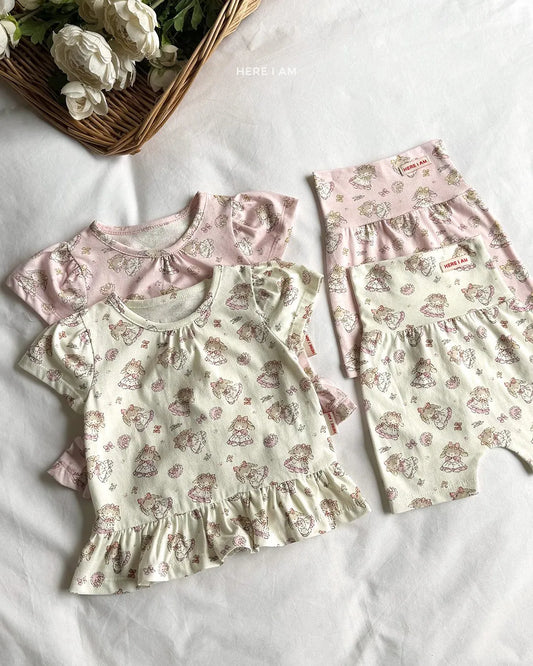 韓國童裝 26夏| HM23 Princess Loungewear Set