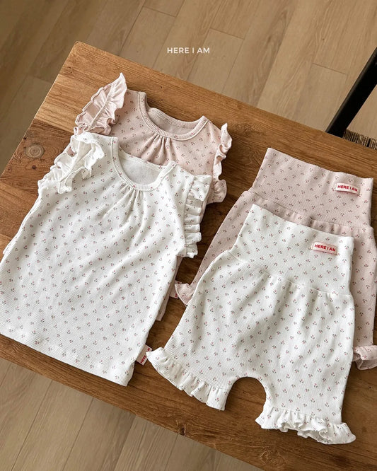 韓國童裝 26夏| HM Tulip Loungewear Set