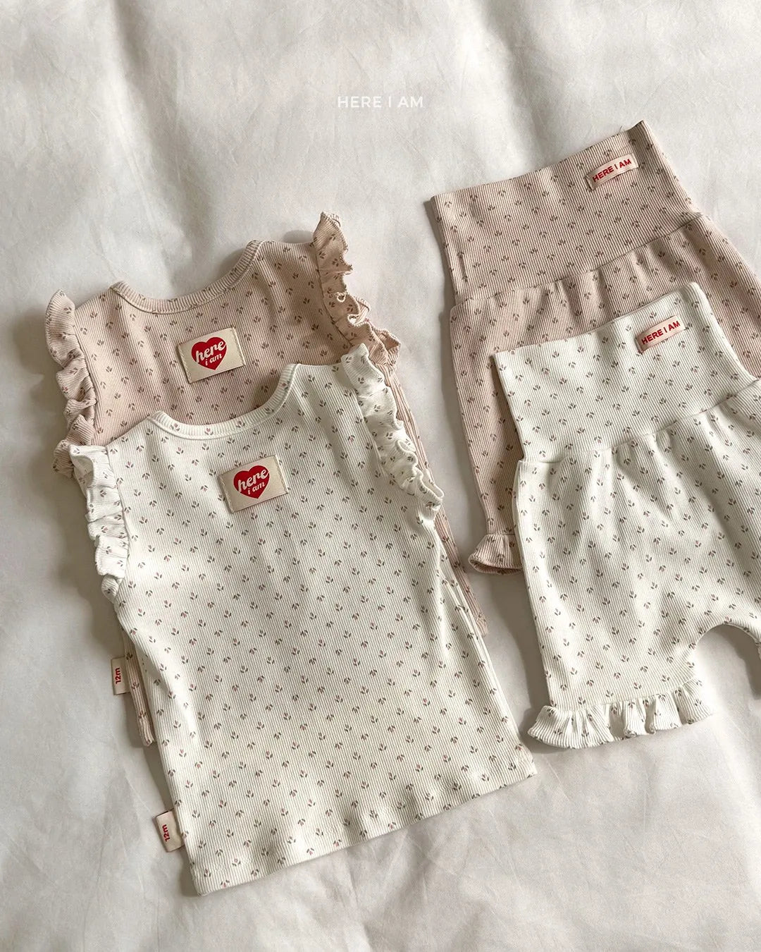 韓國童裝 26夏| HM Tulip Loungewear Set