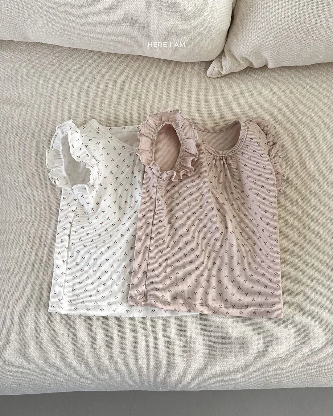 韓國童裝 26夏| HM Tulip Loungewear Set