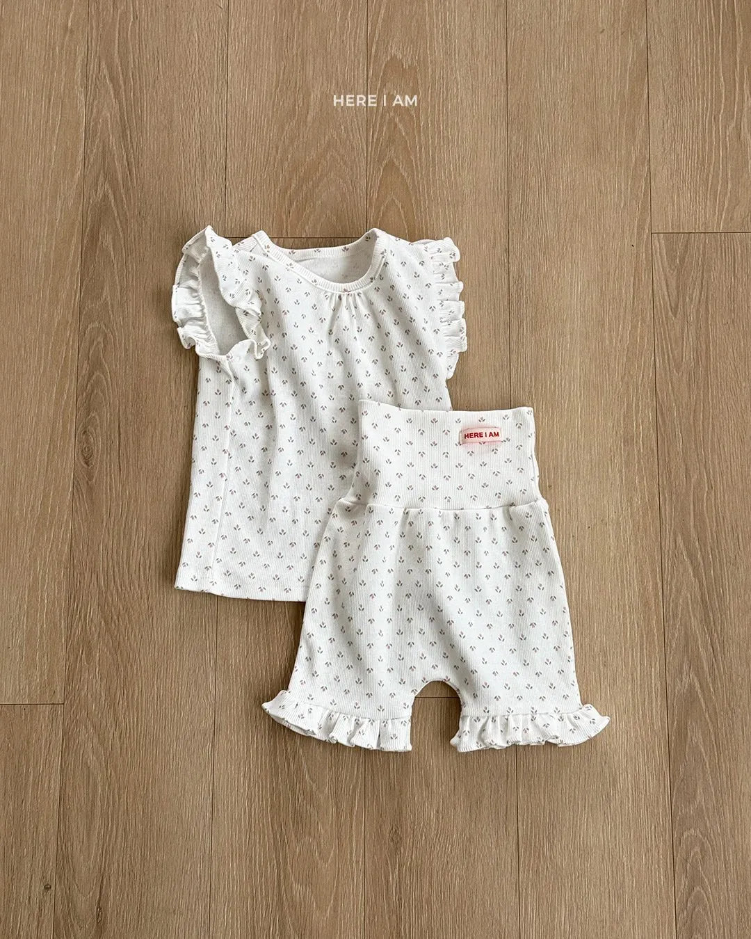 韓國童裝 26夏| HM Tulip Loungewear Set