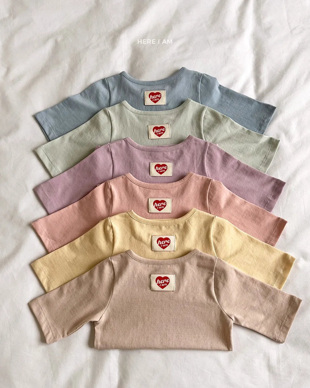 韓國童裝 26夏| HM03 Plain 3.4 Sleeve Loungewear Set