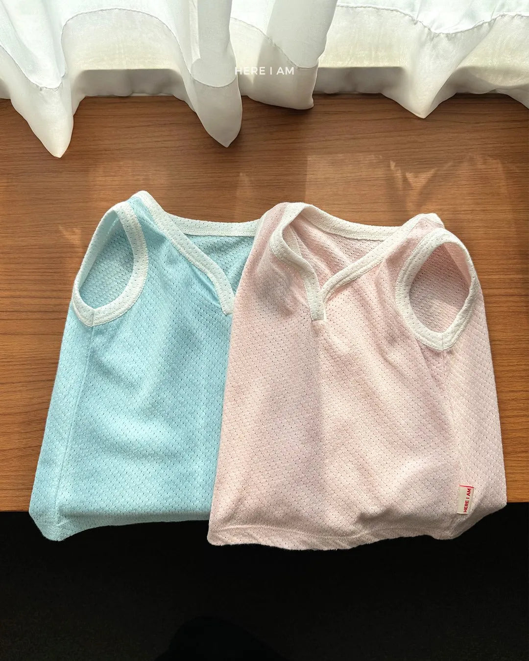 韓國童裝 26夏| HM10 Cotton Mesh Loungewear Set
