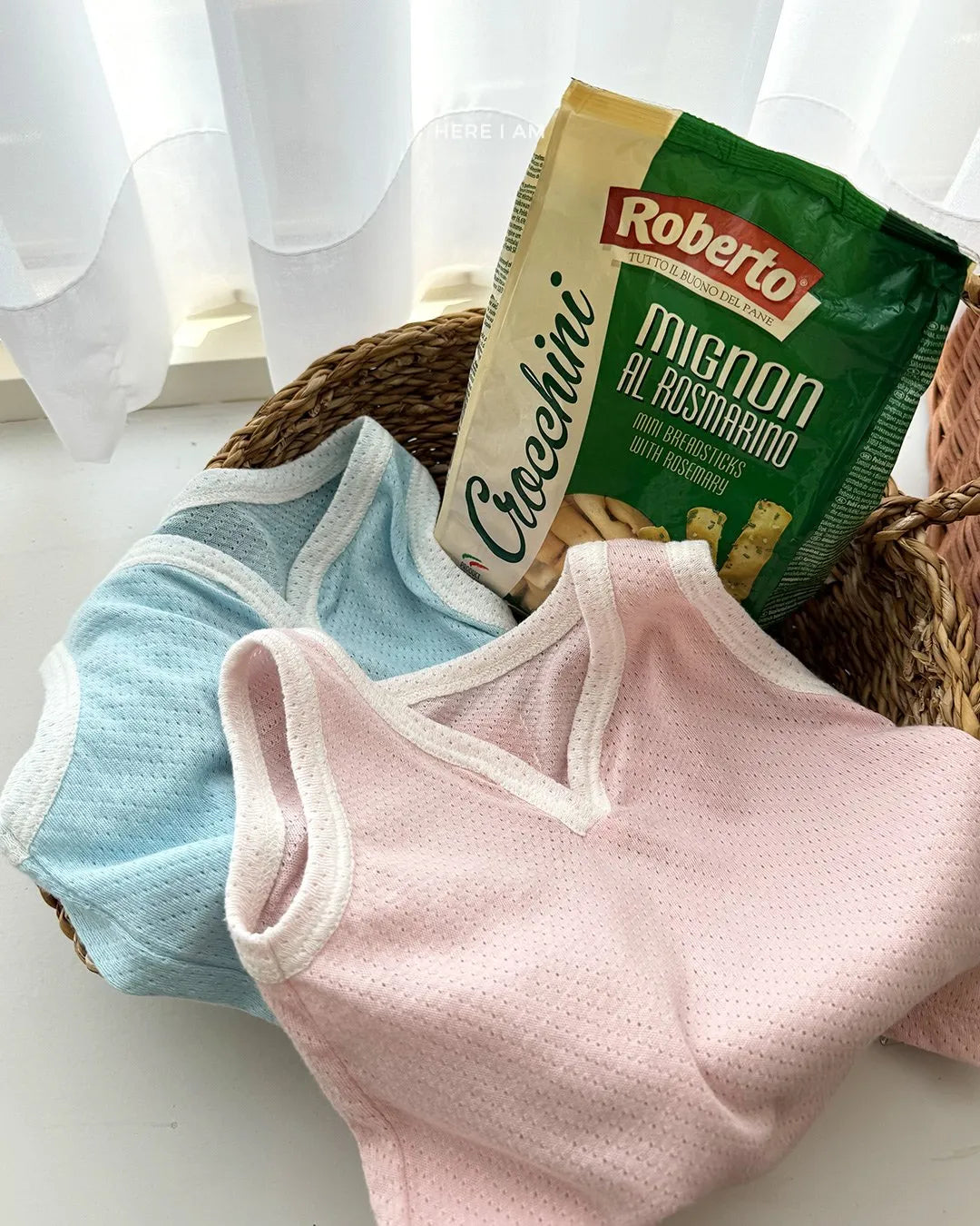 韓國童裝 26夏| HM10 Cotton Mesh Loungewear Set