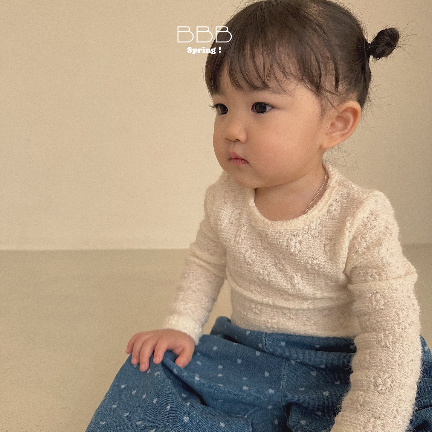 韓國童裝 26春 | BB07 Bebe Spring Floral Basic T-shirt (70-110cm)